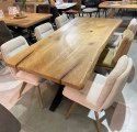 [K, od ręki] Stół dębowy MASIV kolor Klasyk 210 x 100 cm - Lity dąb 5 cm, żywica transparentna