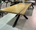 [K, od ręki] Stół dębowy MASIV kolor Klasyk 210 x 100 cm - Lity dąb 5 cm, żywica transparentna