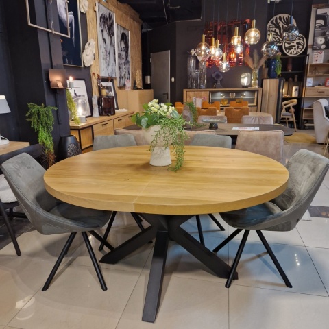 [R, od ręki] Rozkładany stół Metalox 150 + 40 x 130 cm