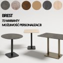 Stolik Bistro / Barowy BREST - COCO maison | Konfigurator 72 Wariantów | Niezniszczalne Blaty HPL (6 Optyk do Wyboru)