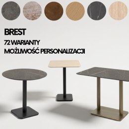 Stolik Bistro / Barowy BREST - COCO maison | Konfigurator 72 Wariantów | Niezniszczalne Blaty HPL (6 Optyk do Wyboru)