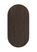 [fabrycznie nowe] Stolik Kawowy RAVELLO 120 cm - Henders & Hazel | Blat z Litego Dębu, Lakier Platynowy, Kolor Bazaltowy