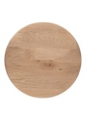 [fabrycznie nowe] Stolik Pomocniczy RAVELLO 60 cm - Henders & Hazel | Blat z Litego Dębu, Kolor Dune (Piaskowy)
