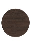 [fabrycznie nowe] Stolik Pomocniczy RAVELLO 60 cm - Henders & Hazel | Blat z Litego Dębu, Lakier Platynowy, Kolor Bazaltowy