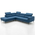 [wybór tapicerki] Sofa Narożna TALISMAN XL 300 cm (Lewostronna) -| Regulowane Zagłówki, Sprężyny Kieszeniowe + Pianka Memory |