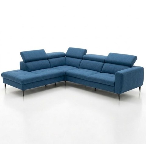 [wybór tapicerki] Sofa Narożna TALISMAN XL 300 cm (Lewostronna) -| Regulowane Zagłówki, Sprężyny Kieszeniowe + Pianka Memory |