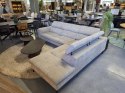 [wybór tapicerki] Sofa Narożna TALISMAN XL 300 cm (Lewostronna) -| Regulowane Zagłówki, Sprężyny Kieszeniowe + Pianka Memory |