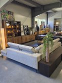 [wybór tapicerki] Sofa Narożna TALISMAN XL 300 cm (Lewostronna) -| Regulowane Zagłówki, Sprężyny Kieszeniowe + Pianka Memory |