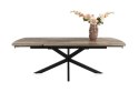 [K, od ręki] Rozkładany Stół Jadalniany PAVALON 170-230 cm - Blat HPL Primo Laminato Driftwood - Centralna Noga Designerska
