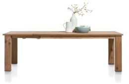 [M] Ekskluzywny Dębowy Stół Rozkładany CANOVA 200-260 cm - Kolor Railway Brown, System Motylkowy, Projekt Premium