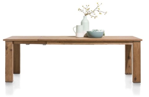 [M] Ekskluzywny Dębowy Stół Rozkładany CANOVA 200-260 cm - Kolor Railway Brown, System Motylkowy, Projekt Premium
