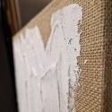 Strukturalny Obraz Ścienny 3D LIV 60x80 cm – Bezramowa Dekoracja na Płótnie Jutowym, Projekt Coco Maison