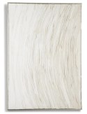 Trójwymiarowy Obraz Strukturalny BO 70x100 cm - Białe Płótno z Efektem 3D w Nowoczesnej Ramie, Projekt marki COCO maison