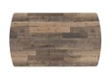 [na zamówienie] Rozkładany Stół Jadalniany PAVALON 170-230 cm - Blat HPL Primo Laminato Driftwood - Centralna Noga Designerska