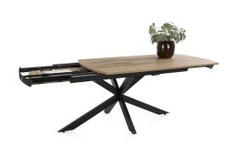 [na zamówienie] Rozkładany Stół Jadalniany PAVALON 170-230 cm - Blat HPL Primo Laminato Natural - Centralna Noga Designerska