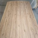 [na zamówienie] Rozkładany Stół Jadalniany PAVALON 170-230 cm - Blat HPL Primo Laminato Natural - Centralna Noga Designerska