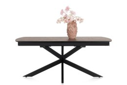 [na zamówienie] Rozkładany Stół Jadalniany PAVALON 200-278 cm - Blat HPL Primo Laminato Roest (Rdza) - Centralna Noga