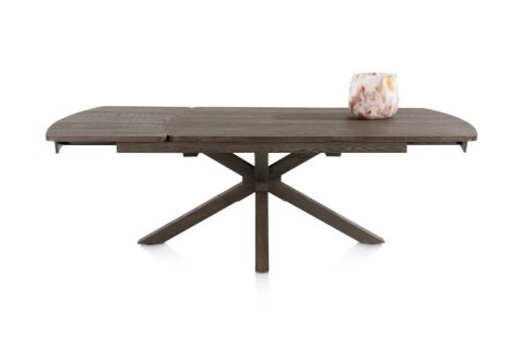 [na zamówienie] Stół rozkładany Henders & Hazel Nyon 170-230x100 cm, fornir dębowy, kolor Bazalt