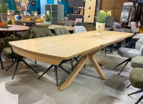 [na zamówienie] Stół rozkładany NYON Henders & Hazel 200-280x100 cm, fornir dębowy, kolor Natural Sand