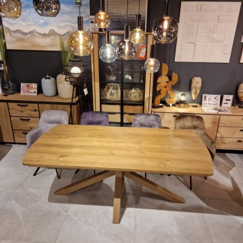 [na zamówienie] Stół rozkładany NYON Henders& Hazel 200+80 x 100 cm, fornir dębowy, kolor Dune Oak/Dąb Wydmowy