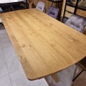 [na zamówienie] Stół rozkładany NYON Henders& Hazel 200+80 x 100 cm, fornir dębowy, kolor Dune Oak/Dąb Wydmowy