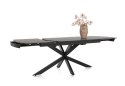 [od ręki] Rozkładany Stół Jadalniany PAVALON 170-230 cm - Blat HPL Primo Laminato Antracyt - Centralna Noga Designerska