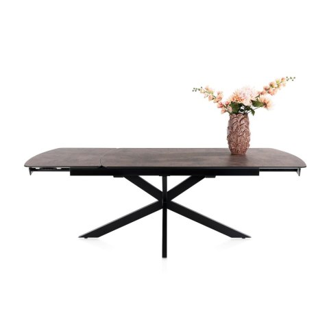 [od ręki] Rozkładany Stół Jadalniany PAVALON 170-230 cm - Blat HPL Primo Laminato Roest (Rdza) - Centralna Noga