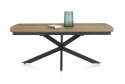 [od ręki] Rozkładany Stół Jadalniany PAVALON 200-278 cm - Blat HPL Primo Laminato Natural - Centralna Noga Designerska