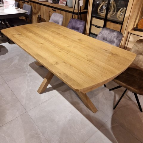 [od ręki] Stół rozkładany NYON Henders& Hazel 200+80 x 100 cm, fornir dębowy, kolor Dune Oak/Dąb Wydmowy