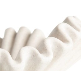 [na zamówienie] Designerska Misa Dekoracyjna BELLA Ø 28 cm - Kolor Cremefarben / Sand (Piaskowy Krem z Nakrapianą Strukturą)