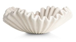 [na zamówienie] Designerska Misa Dekoracyjna BELLA Ø 51 cm - Kolor Cremefarben / Sand (Piaskowy Krem z Nakrapianą Strukturą)