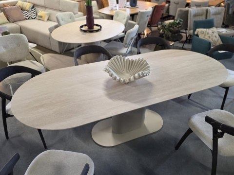 [na zamówienie] Designerska Misa Dekoracyjna BELLA Ø 51 cm - Kolor Cremefarben / Sand (Piaskowy Krem z Nakrapianą Strukturą)