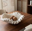 [defek] Designerska Misa Dekoracyjna BELLA Ø 51 cm - Kolor Cremefarben / Sand (Piaskowy Krem z Nakrapianą Strukturą)