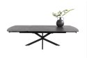[defekt, od ręki] Rozkładany Stół Jadalniany PAVALON 200-278 cm - Blat HPL Primo Laminato Antracyt - Centralna Noga Designerska