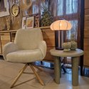 Designerski Metalowy Stolik Pomocniczy PABLO Średnica 50 cm Matowy - Coco Maison