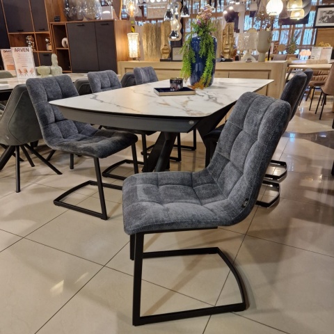[K, T od ręki] Krzesło Henders& Hazel Kate tapicerka Livigno Antracyt (PRABAT20%)