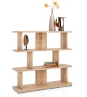 Regał Otwarty / Roomdivider AZULAAR | AZULO 120 cm – Jasny Dąb Natural Sand – Henders & Hazel