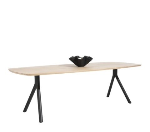 (K, od ręki) Stół Xooon Arvada 220 x 110 cm Oval lity dąb