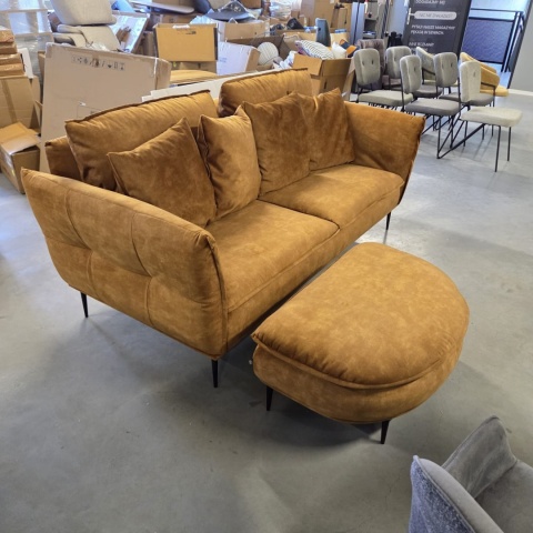 [od ręki] Sofa 3-Osobowa MARSEILLE – Luksusowa Mikrofibra Karese – Sprężyny Nosag – Henders & Hazel