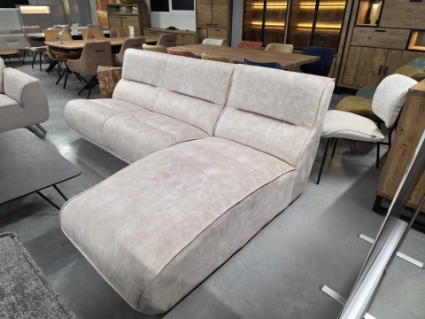 [od ręki] Sofa modułowa Dublin 245 cm (Układ Szezlong+2), wysokie oparcie, sprężyny kieszeniowe