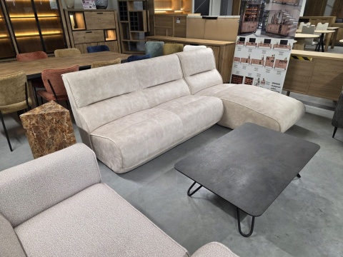 [od ręki] Sofa modułowa Dublin 245 cm (Układ Szezlong+2), wysokie oparcie, sprężyny kieszeniowe
