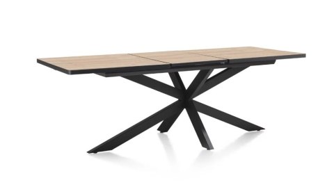 Stół H&H Avalox/ Avalon 160 + 50 x 98 cm vintage oak centralna noga