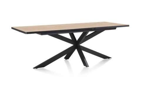 Stół H&H Avalox/ Avalon 160 + 50 x 98 cm vintage oak centralna noga