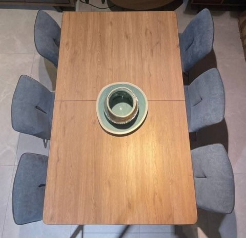 Stół H&H Avalox/ Avalon 160 + 50 x 98 cm vintage oak centralna noga