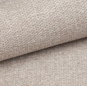 Narożnik w kształcie litery L VEGA LOUNGE Studio (191 x 160 cm) – beżowa tkanina strukturalna, obły design