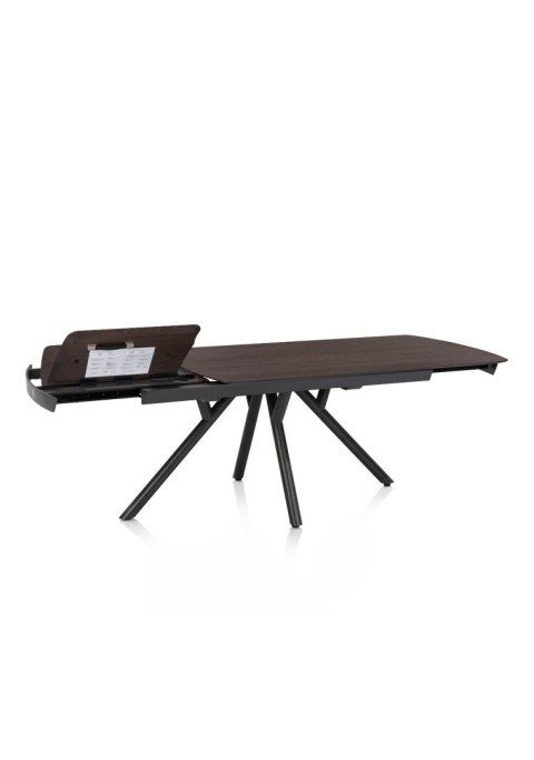 [na zamówienie] Stół Rozkładany z Forniru Dębowego NOVELLO 170-230x100 cm (Blat Clay) - XOOON / Habufa