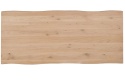 [od ręki] Stół do Jadalni Nyborg 200x100 cm - Fornir Dębowy Dune Natural | Noga Centralna