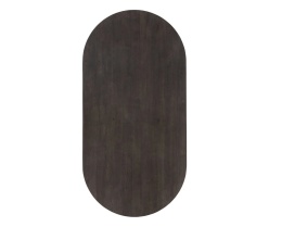 [od ręki] Dębowy stół do jadalni HENDERS & HAZEL RAVELLO (120 × 240 cm) – blat z litego drewna, kolor Basalt, Platinum Lak