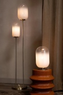 Lampa podłogowa /COCOmaison MILKY – szklane klosze z gradientem i złoty metal (wysokość 165 cm)