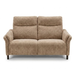 [od ręki] Sofa 2,5-osobowa CORK (185 cm) – sprężyny kieszeniowe, tkanina chenille Valencia ciepły beż / koper